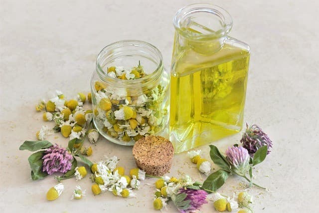 Chamomile and Eucalyptus Oils