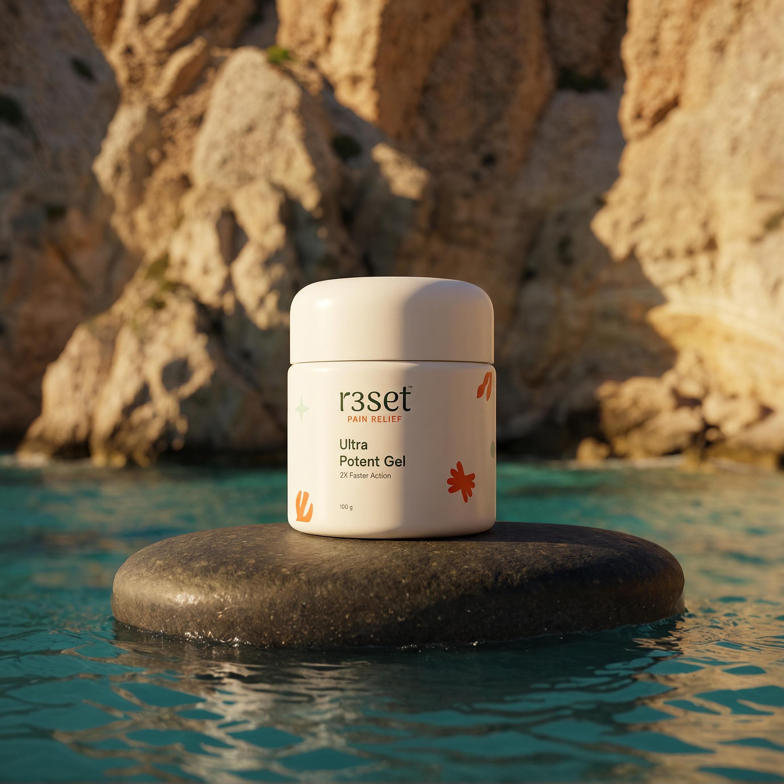 Reset ultra potent gel for pain relief